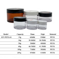 Plastic Luxury Transparent PETG 15ml 30ml 50ml 60ml Cosmetic Jar